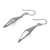 Sterling silver dangle earrings, 'Thai Diamonds' - Diamond-Shaped Sterling Silver Dangle Earrings (image 2c) thumbail
