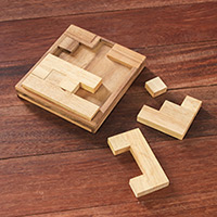 Wood puzzle, 'Find a Way'