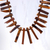 Tiger's eye beaded necklace, 'Tribal Style' - Tribal Tiger's Eye Beaded Necklace from Thailand (image 2) thumbail