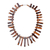 Tiger's eye beaded necklace, 'Tribal Style' - Tribal Tiger's Eye Beaded Necklace from Thailand (image 2d) thumbail