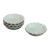 Celadon ceramic appetizer bowls, 'Festive Lotus' (set of 4) - Lotus Leaf Celadon Ceramic Appetizer Bowls (Set of 4)