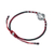 Silver pendant bracelet, 'Red and Black Fishing Time' - Red and Black Silver Fish Pendant Bracelet from Thailand (image 2e) thumbail