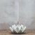 Benjarong porcelain incense and candle holder, 'Lotus Scent' (3 piece) - Benjarong Porcelain Incense and Candle Holder (3 Piece) thumbail