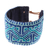 Cotton wristband bracelet, 'Hmong Zigzag' - Zigzag Pattern Hmong Cotton Wristband Bracelet from Thailand