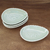 Cuencos para condimentos de cerámica Celadon (juego de 4) - Cuencos de condimentos de cerámica Celadon con temática de elefantes (juego de 4)