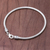 Sterling silver chain bracelet, 'Serpentine Path' - Sterling Silver Snake Chain Bracelet from Thailand (image 2c) thumbail