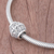 Sterling silver bracelet bead, 'Elegant Gleam' - Sterling Silver and Marcasite Bracelet Bead from Thailand (image 2c) thumbail