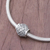 Sterling silver bracelet bead, 'Glamorous Weave' - Weave Pattern Sterling Silver Bracelet Bead from Thailand (image 2c) thumbail