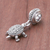 Sterling silver bracelet charm, 'Glamorous Turtle' - Sterling Silver Turtle Bracelet Charm from Thailand (image 2) thumbail