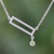 Peridot pendant necklace, 'Rectangle Dazzle' - Rectangular Peridot Pendant Necklace from Thailand (image 2) thumbail