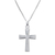 Sterling silver pendant necklace, 'Profession of Faith' - Sterling Silver Cross Pendant Necklace from Thailand thumbail
