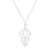 Sterling silver pendant necklace, 'Petal Magic' - Openwork Sterling Silver Pendant Necklace from Thailand thumbail