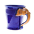 Celadon ceramic mug, 'Elephant Handle in Blue' (10 oz.) - Celadon Ceramic Elephant Mug in Blue from Thailand (10 oz.) (image 2d) thumbail