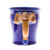 Celadon ceramic mug, 'Elephant Handle in Blue' (10 oz.) - Celadon Ceramic Elephant Mug in Blue from Thailand (10 oz.) (image 2f) thumbail
