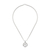 Collar colgante de plata esterlina - Intrincado collar colgante de plata esterlina de Tailandia