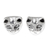 Sterling silver stud earrings, 'Pensive Cats' - Sterling Silver Cat Stud Earrings from Thailand