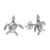 Sterling silver stud earrings, 'Sea Turtle Bliss' - Sterling Silver Sea Turtle Stud Earrings from Thailand