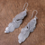 Sterling silver dangle earrings, 'Goldfish Bliss' - Sterling Silver Goldfish Dangle Earrings from Thailand
