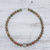 Unakite beaded pendant necklace, 'Natural Mind' - Unakite Beaded Pendant Necklace from Thailand