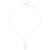 Rose quartz pendant necklace, 'Rosy Oval' - Oval Rose Quartz Pendant Necklace from Thailand thumbail
