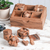 Wood puzzle set, 'Beautiful Challenge' (6 piece) - Raintree Wood Puzzle Set from Thailand (6 Piece) (image 2) thumbail