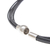 Cultured pearl pendant necklace, 'Luminous Pebbles in Black' - Cultured Pearl Pendant Necklace on Black Cord from Thailand