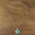 Jade pendant necklace, 'Green Hoop' - Circular Jade Pendant Necklace Crafted in Thailand (image 2b) thumbail