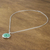 Jade pendant necklace, 'Green Hoop' - Circular Jade Pendant Necklace Crafted in Thailand