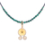 Quartz beaded pendant necklace, 'Sunset Coils' - Quartz Beaded Pendant Necklace from Thailand thumbail