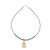 Quartz beaded pendant necklace, 'Sunset Coils' - Quartz Beaded Pendant Necklace from Thailand (image 2d) thumbail