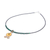 Quartz beaded pendant necklace, 'Sunset Coils' - Quartz Beaded Pendant Necklace from Thailand (image 2e) thumbail