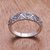 Bandring aus Sterlingsilber - Ring aus Sterlingsilber mit Augenmotiv aus Thailand