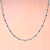 Carnelian link necklace, 'Gems of Power' - Carnelian and Marcasite Link Necklace from Thailand (image 2c) thumbail