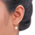 Cultured pearl drop earrings, 'Beautiful Orbs' - Round Cultured Pearl Drop Earrings from Thailand (image 2d) thumbail