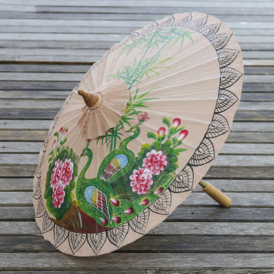 Paper parasol, Peacock Garden