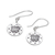 Silver dangle earrings, 'Karen Gemini' - Karen Silver Gemini Dangle Earrings from Thailand