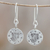 Silver dangle earrings, 'Karen Scorpio' - Karen Silver Scorpio Dangle Earrings from Thailand