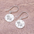 Silver dangle earrings, 'Karen Sagittarius' - Karen Silver Sagittarius Dangle Earrings from Thailand