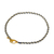 Gold plated brass chain bracelet, 'Golden Day in Black' - Gold Plated Brass Chain Bracelet in Brown from Thailand (image 2d) thumbail