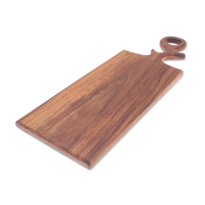 Artisanal Teak Wood Cutting Board from Thailand - Great Meal