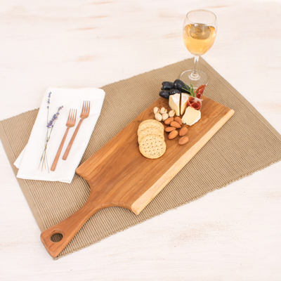 Teak wood cutting board, Beautiful Meal