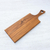 Teak wood cutting board, 'Beautiful Meal' - Rectangular Teak Wood Cutting Board from Thailand (image 2c) thumbail