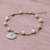 Jade and quartz macrame pendant necklace, 'Nature Spirit' - Jade and Quartz Pendant Necklace from Thailand (image 2c) thumbail