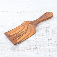 Featured review for Teak wood spatula, Simple Chef