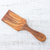 Teak wood spatula, 'Simple Chef' - Handmade Teak Wood Spatula Crafted in Thailand
