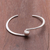 Sterling silver cuff bracelet, 'Wonderful Ball' - Modern Sterling Silver Pendant Cuff Bracelet from Thailand