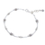 Silver beaded bracelet, 'Karen Curve' - Karen Silver Beaded Bracelet Crafted in Thailand (image 2d) thumbail