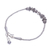 Silver beaded bracelet, 'Karen Wheel' - Karen Silver Beaded Bracelet from Thailand (image 2d) thumbail