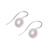 Cultured pearl drop earrings, 'Beauty Glow' - Glowing Cultured Pearl Drop Earrings from Thailand (image 2c) thumbail