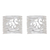 Pendientes colgantes de plata de ley - Aretes colgantes modernos de plata esterlina con patrón de remolino
